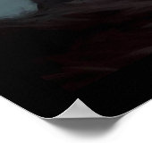 Fantasy Kasteel Beangstigend Landschap 2 Poster (Hoek)