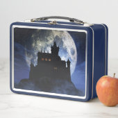 Fantasy kasteel in de nacht (In situ)