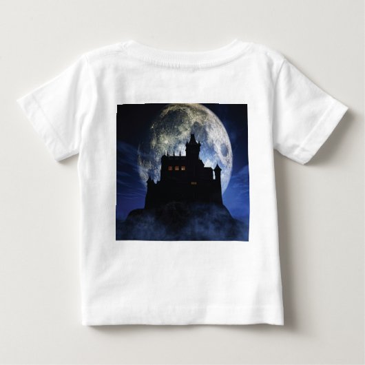 Fantasy kasteel in de nacht (Achterkant)