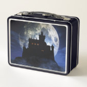 Fantasy kasteel in de nacht (Achterkant)
