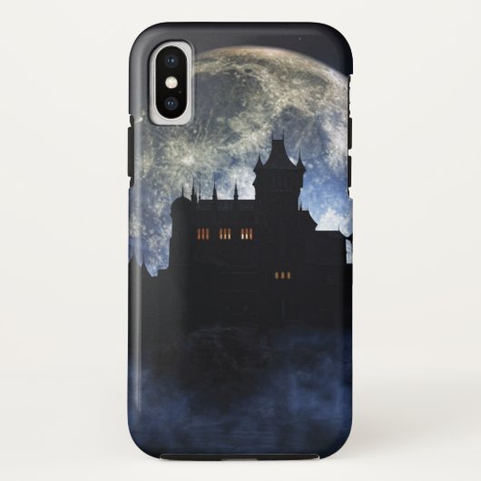Fantasy kasteel in de nacht Case-Mate iPhone case (Achterkant)