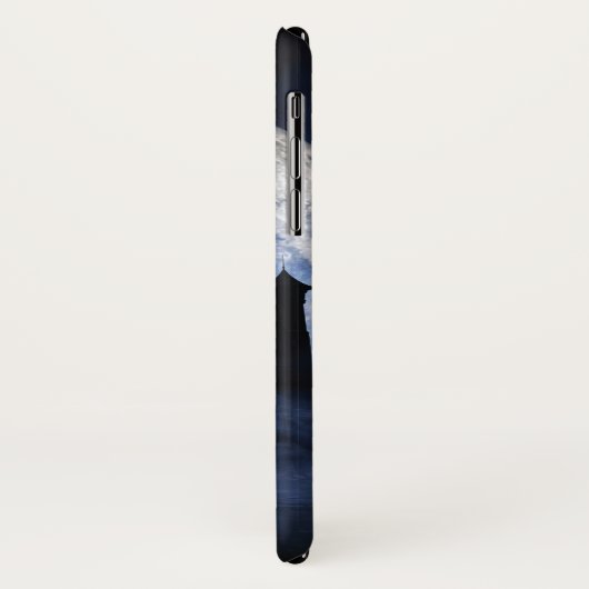 Fantasy kasteel in de nacht Case-Mate iPhone case (Achterkant/links)