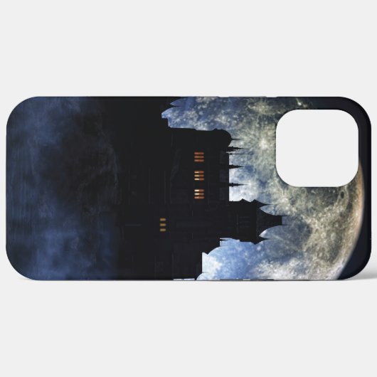 Fantasy kasteel in de nacht Case-Mate iPhone case (Achterkant (horizontaal))