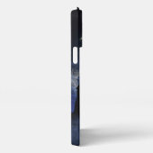 Fantasy kasteel in de nacht iPhone hoesje (Rechterkant)