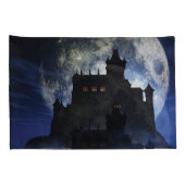 Fantasy kasteel in de nacht kussensloop (Achterkant-Rechts)