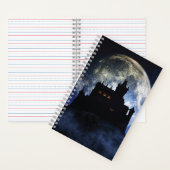 Fantasy kasteel in de nacht notitieboek (Binnen)