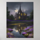 Fantasy Kasteel Poster (Voorkant)