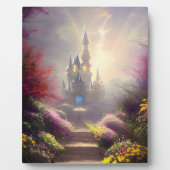 Fantasy Kasteeltuin Tafelblad Fotoplaat (Voorkant)