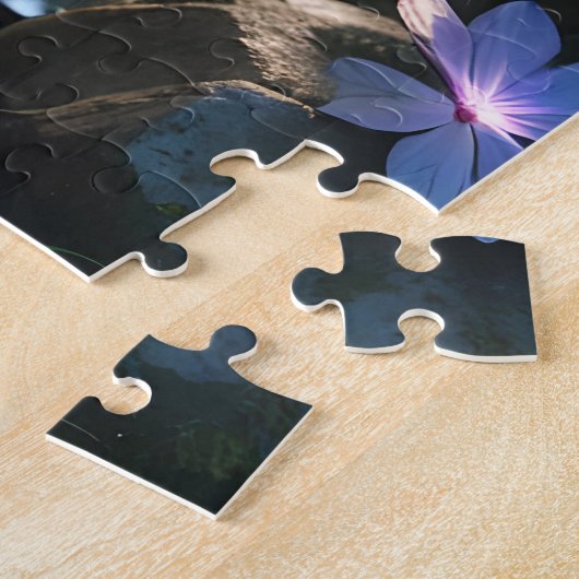 Fantasy Kat met vlinders puzzel (Zijkant)