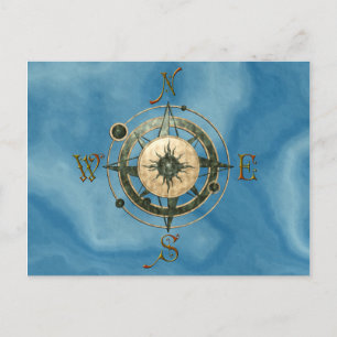 Fantasy (Keltisch) Compass Design Briefkaart