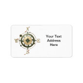 Fantasy (Keltisch) Compass Design Etiket (Voorkant)
