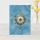 Fantasy (Keltisch) Compass Design Kaart (Gele Bloem)