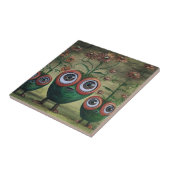 Fantasy keramische Tegel, klein (4,25 x 4,25 inch) Tegeltje (Zijkant)