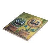 Fantasy keramische Tegel, klein (4,25 x 4,25 inch) Tegeltje (Zijkant)