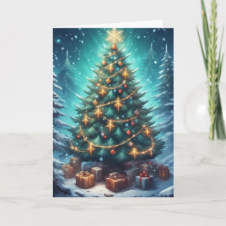 Fantasy Kerstboom Kaart
