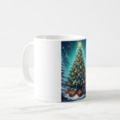 Fantasy Kerstboom Koffiemok (Voorkant links)