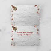  Fantasy Kerstmis Eve Wenskaart Feestdagen Kaart (Binnen)