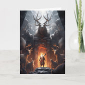 Fantasy Kerstmis Kaart (Voorkant)