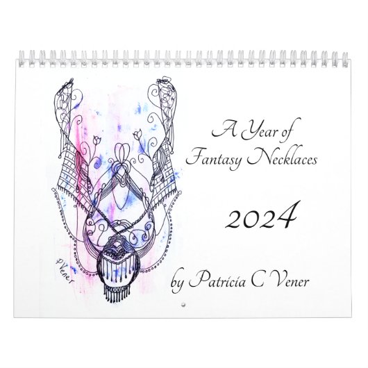 Fantasy Ketting 12 maanden Kalender 2025 (Hoes)