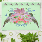 Fantasy Keukenhanddoek (lichtgroen) (Gevouwen)