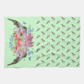 Fantasy Keukenhanddoek (lichtgroen) (Horizontaal)