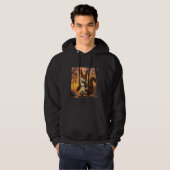 Fantasy Kickboxer Eekhoorn Bos Hoodie (Voorkant volledig)