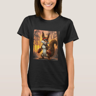 Fantasy Kickboxer Eekhoorn Bos T-shirt