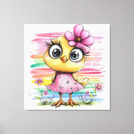 Fantasy Kip Canvas Afdruk (Voorkant)