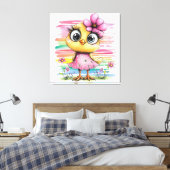 Fantasy Kip Canvas Afdruk (Insitu (Slaapkamer))