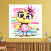 Fantasy Kip Canvas Afdruk (Insitu (Woonkamer))