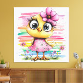 Fantasy Kip Canvas Afdruk (Insitu (Woonkamer))