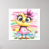Fantasy Kip Canvas Afdruk (Voorkant)