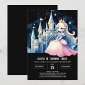 Fantasy Kleine Prinses Verjaardag Kaart (Voorkant / Achterkant)