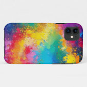 Fantasy Kleur Achtergrond Abstract Patroon Case-Mate iPhone Case (Achterkant (horizontaal))