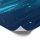 Fantasy Kleurrijke Nacht Poster - Versie 2 (Hoek)