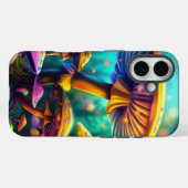 Fantasy Kleurrijke Paddenstoelen iPhone Hoesje (Achterkant (horizontaal))