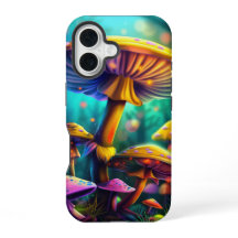 Fantasy Kleurrijke Paddenstoelen iPhone Hoesje