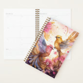 Fantasy kleurrijke vogel planner (Display)