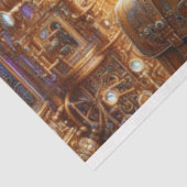 Fantasy Konijn Mechanische Steampunk Decoupage Tissuepapier (Detail)