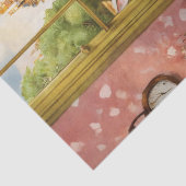 Fantasy Konijn Tea Party Dier Decoupage Tissuepapier (Detail)