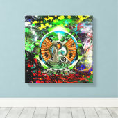 Fantasy Kung Fu Canvas Afdruk (Insitu (Houten vloer))