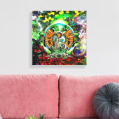 Fantasy Kung Fu Canvas Afdruk (Insitu (Woonkamer))