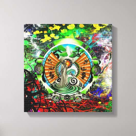 Fantasy Kung Fu Canvas Afdruk (Voorkant)