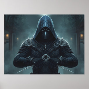 Fantasy Kunst: “De Fluisteraar van Arcane Schaduwe Poster