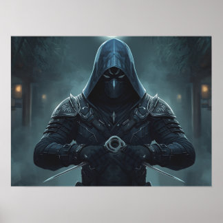 Fantasy Kunst: “De Fluisteraar van Arcane Schaduwe Poster