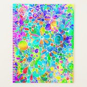 Fantasy-kunst schetsen - Abstracte bloemen 2 Planner (Voorkant)