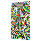 Fantasy-kunst schetsen - Abstracte bloemen 3 Klembord (Links)