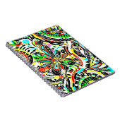 Fantasy-kunst schetsen - Abstracte bloemen 3 Notitieboek (Rechterzijde)