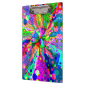 Fantasy-kunst schetsen - Abstracte Neon Shift 1 Klembord (Links)