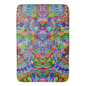 Fantasy Kunst Schetsen - Abstracte Neon Shift 3 Badmat (Voorkant Verticaal)